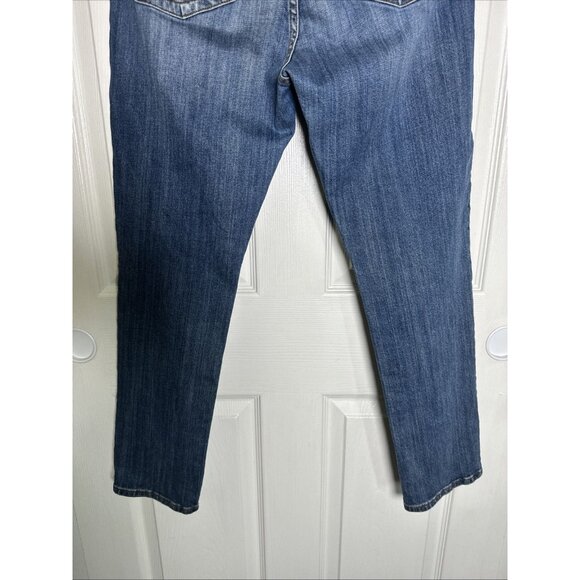 Kut From The Cloth 10P Catherine Boyfriend Jeans Mid Rise Slim Medium Wash Blue - Picture 7 of 12